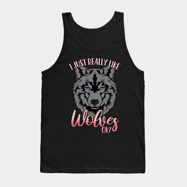 Wolves Wolf Lover Tank Top by CreativeGiftShop